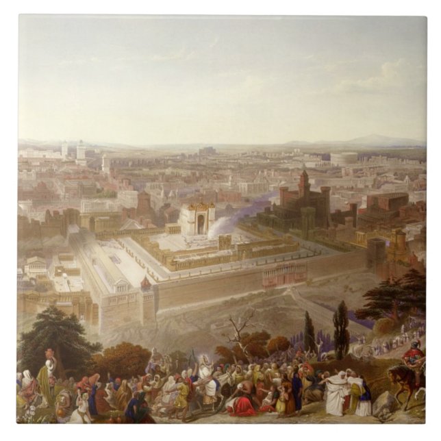 Jerusalem em sua grandiosidade, gravada por (Frente)
