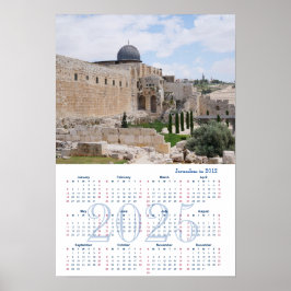 Jerusalém, Israel. Calendário 2025 Poster