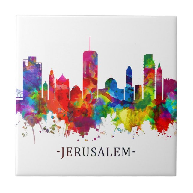 Jerusalém Israel Skyline (Frente)