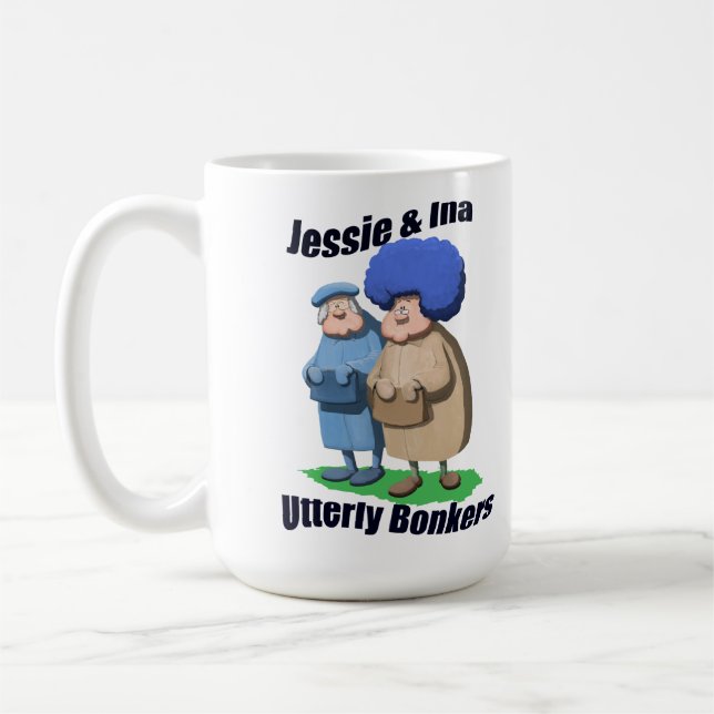 Jessie e caneca de Ina (Esquerda)