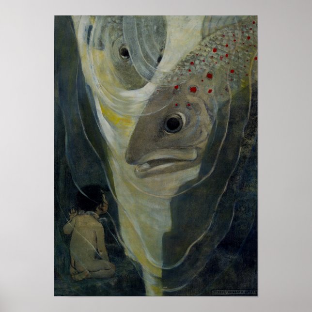 Jessie Wilcox Smith Water Babies Poster (Frente)