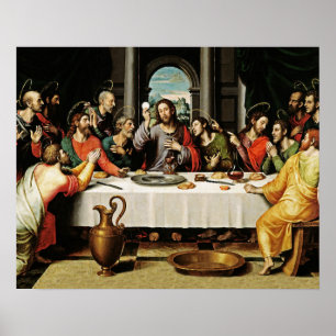 Jesus, a última Poster de jantar - Ultima Cena