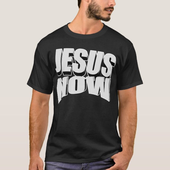 Jesus Agora Camiseta 3D (Frente)