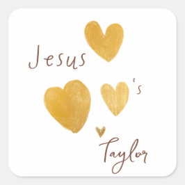 Jesus ama Autocolantes e etiquetas modernos