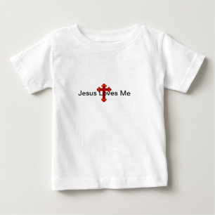 Jesus ama-me camisa infantil de T