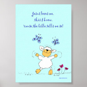jesus ama-me, carneiro, poster