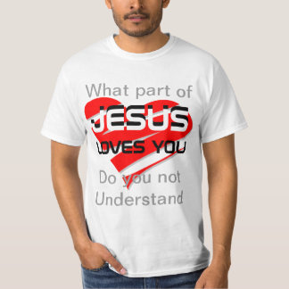 JESUS AMA-O CAMISA DE T