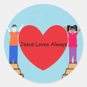 Jesus ama sempre a etiqueta