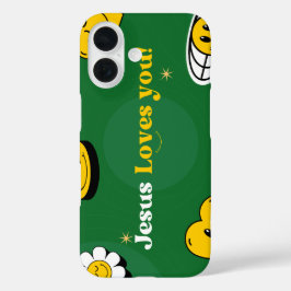 Jesus ama você sorri um iPhone/iPad bonito