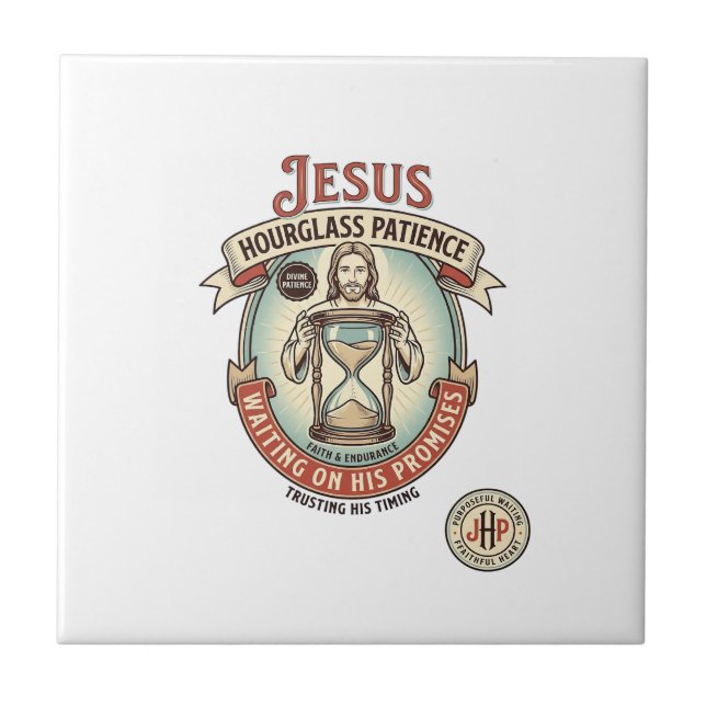 Jesus Ampulheta Paciência Jesus Ampulheta Paciênci (Frente)