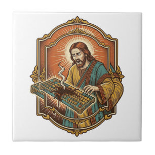 Jesus Café Derrama Teclado Mecânico Quebrado Tecno