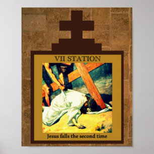 Jesus Cai no Poster da Estação 7