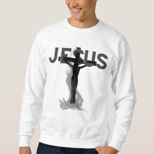 Jesus camisas, natal e camisas de manga compridas. (Frente)