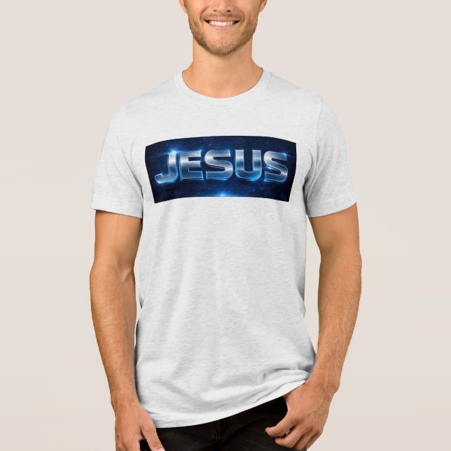 JESUS – Camiseta Cosmic Glow (Frente)