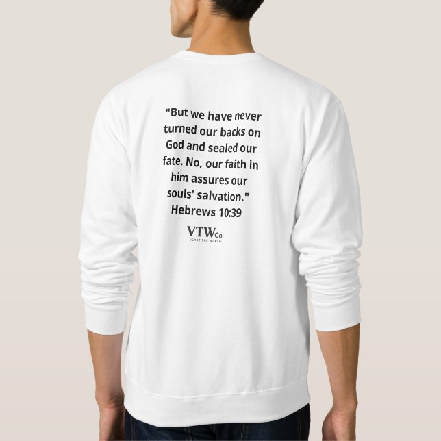 Jesus > Camiseta de pescoço de culto masculino (Verso)