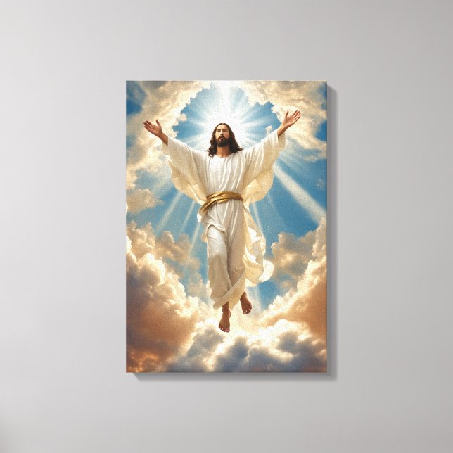 "Jesus Canvas Wall Art - Inspiração Religiosa D (Frente)
