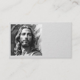 Jesus Cartões de visitas Pretos e Brancos