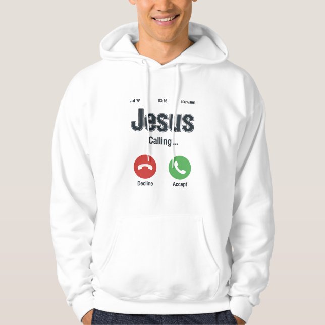 Jesus Chamando Design de Camiseta Cristã para Tela (Frente)