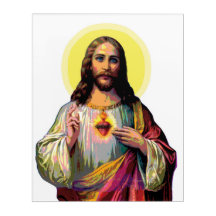Jesus Christus no estilo de arte Pop Acrylic Impre