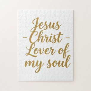 Jesus Cristo Amante da Minha Alma Quebra-Cabeça de