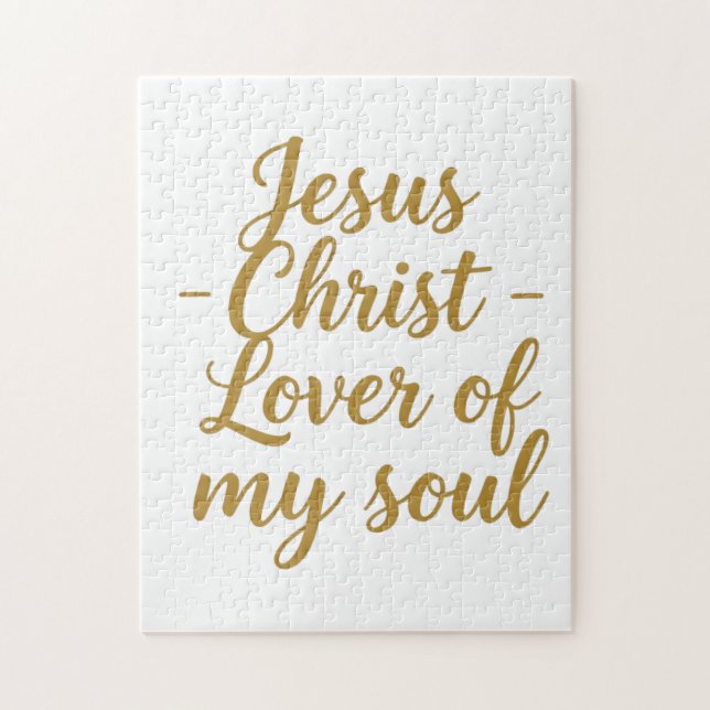 Jesus Cristo Amante da Minha Alma Quebra-Cabeça de (Vertical)