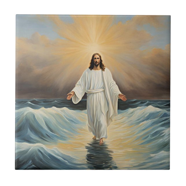 Jesus Cristo Caminhando sobre as Águas (Frente)