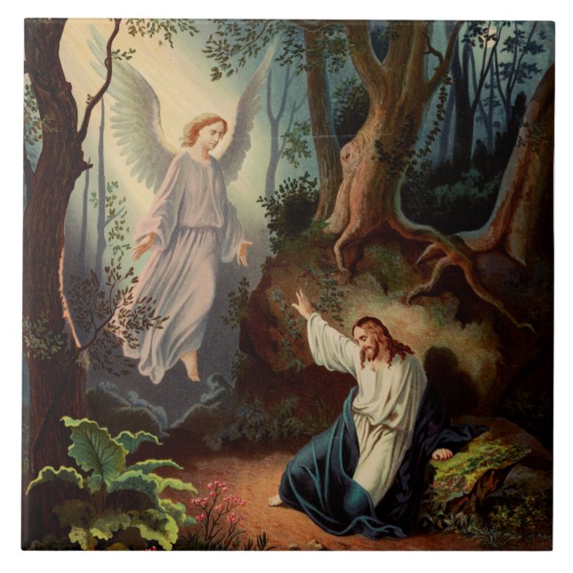 Jesus Cristo com anjo  (Frente)