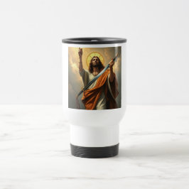 Jesus Cristo é Caneca de Viagem de Aço King