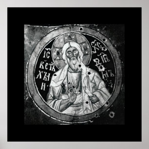 Jesus Cristo - impressão preto e branco de Nouvea