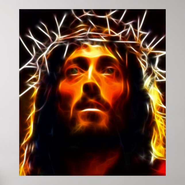 Jesus Cristo O Salvador Poster (Frente)