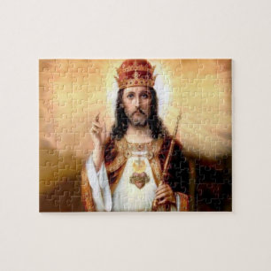 "Jesus Cristo, quebra-cabeça de serra de vaivém