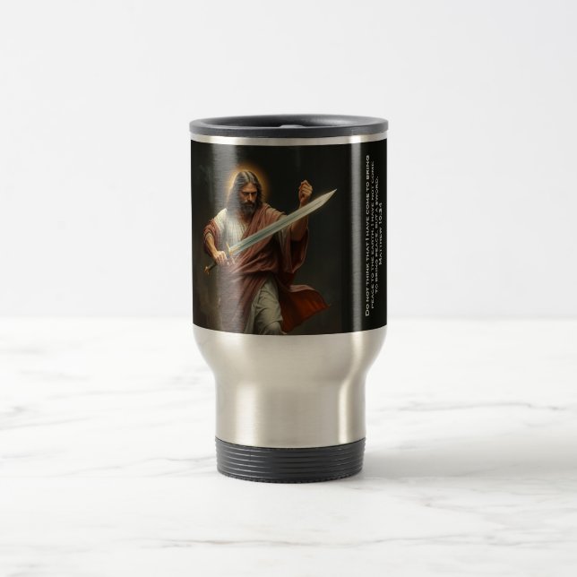 Jesus Cristo volta com uma Caneca de viagem de esp (Centro)