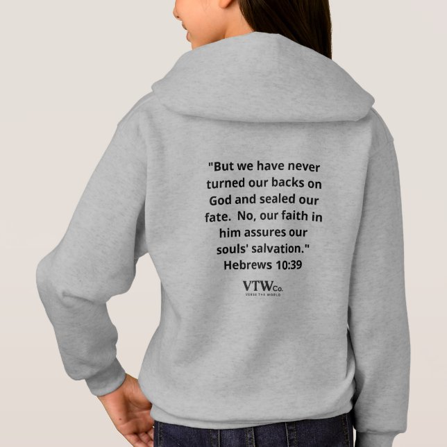 Jesus > Cultura Meninas Hoodie (Verso)