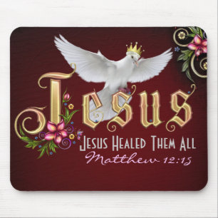 Jesus cura o 2 Mousepad