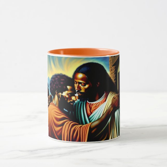 Jesus cura uma caneca de cego (Centro)