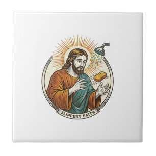 Jesus Derrubou Sabão Escorregadio Banheira do Banh