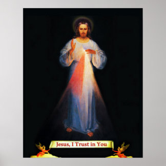 Jesus Divine Compaixão Sr Faustina Poster