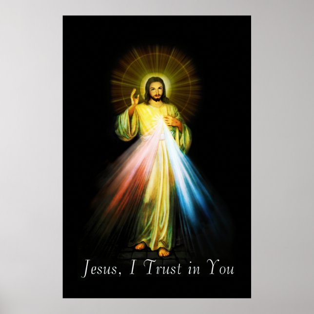 Jesus Divine Mercy Poster (Frente)
