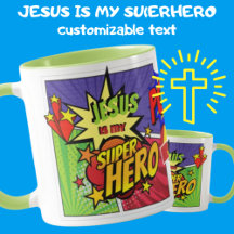 JESUS É A Minha Caneca HERO HERO Personalizada