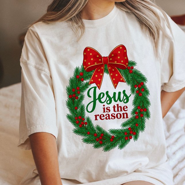 Jesus É a Razão da Coroa de Natal (Criador carregado)