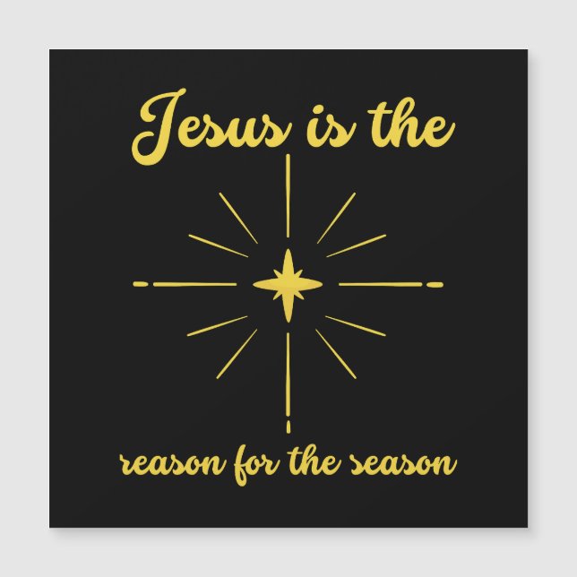 Jesus é a razão da época do Natal Jesus (Frente)