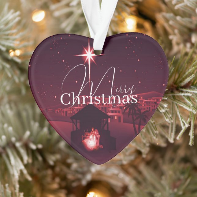 Jesus é a razão do ornamento da natividade (Árvore)