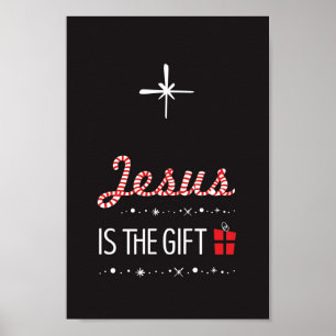 Jesus é a razão do presente para este poster da