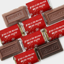 Jesus É a Razão dos Favores Hershey's Miniatures