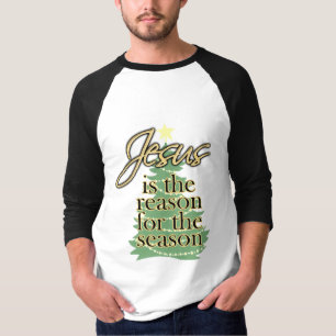 Jesus é a razão para a camisa do Natal da estação