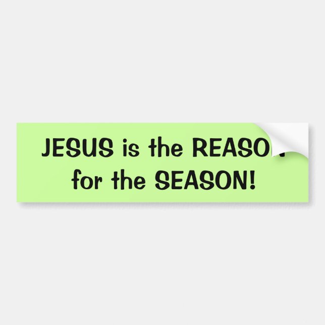JESUS é a RAZÃO para o adesivo da SEASON! (Frente)