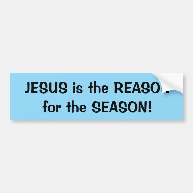 JESUS é a RAZÃO para o adesivo da SEASON! (Frente)