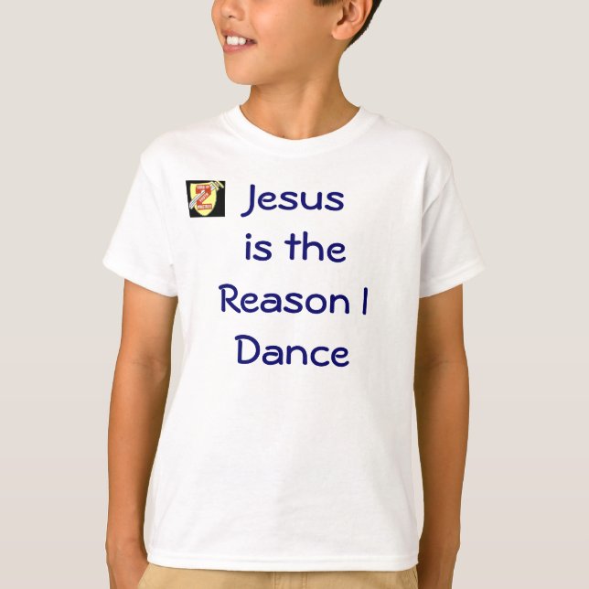 Jesus é a razão que eu danço a camisa (Frente)