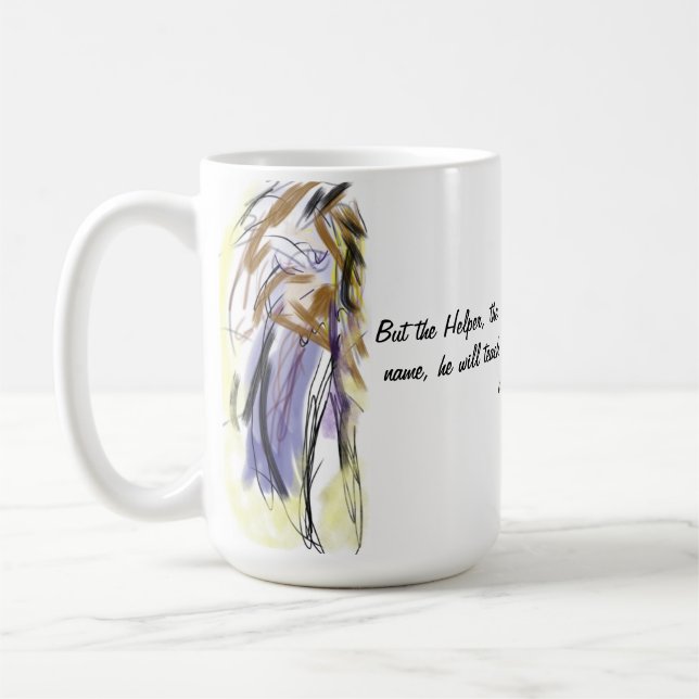 Jesus é a sagrada caneca de café de dois tons (Esquerda)