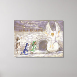 Jesus é canvas alongada viva